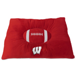 WI-3188 - Wisconsin Badgers -Pet Pillow Bed